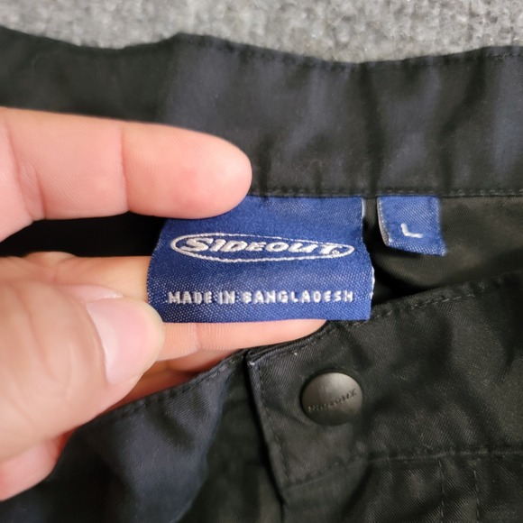 Sideout Shorts Women Large Black Gray Swim Trunks‎ Boardshorts 90s Athletic - Picture 6 of 13